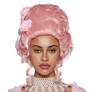 DOLLS KILL PINK CAKE QUEEN WIG Marie Antoinette Wig